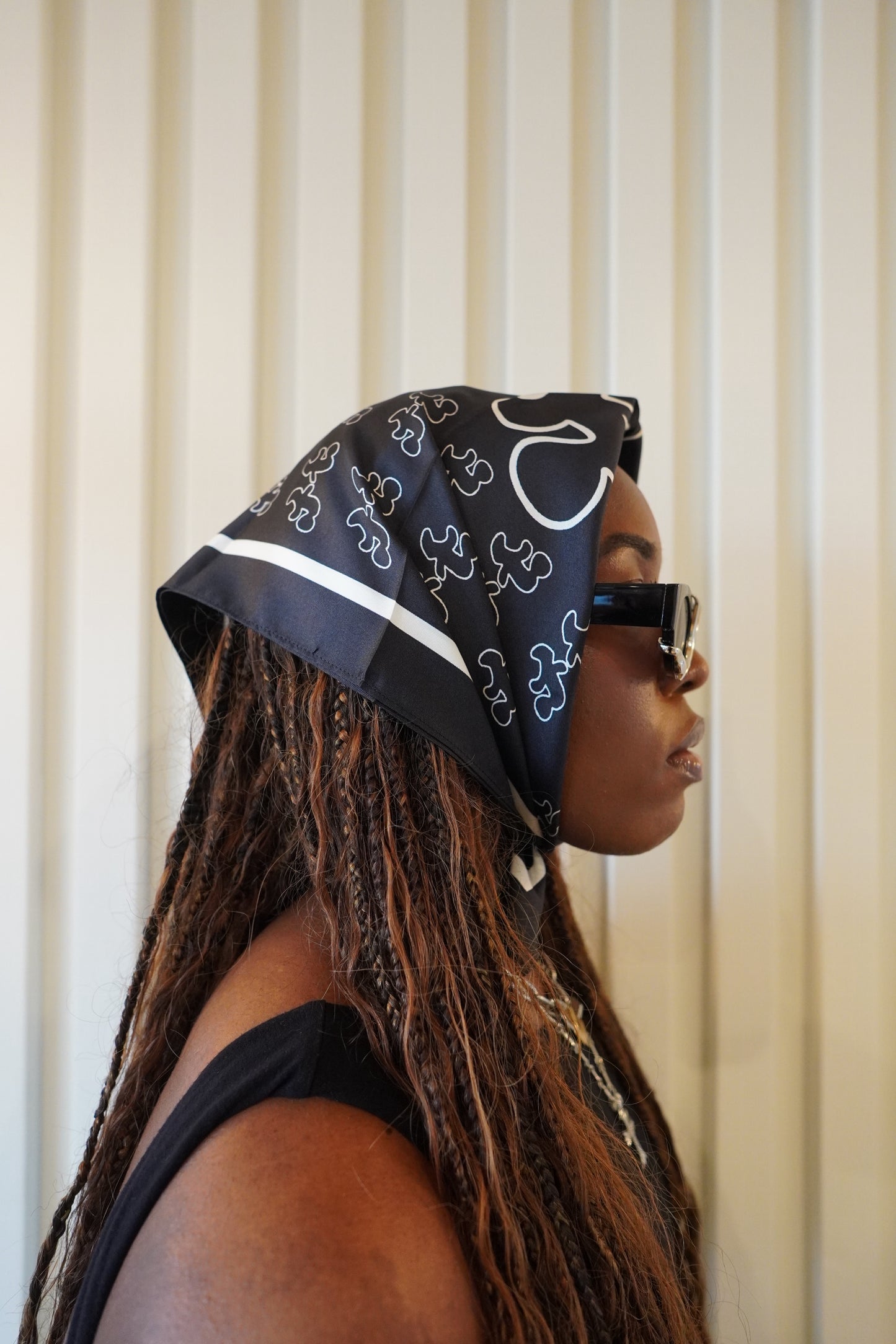 "MANTLED" Monogram Scarf