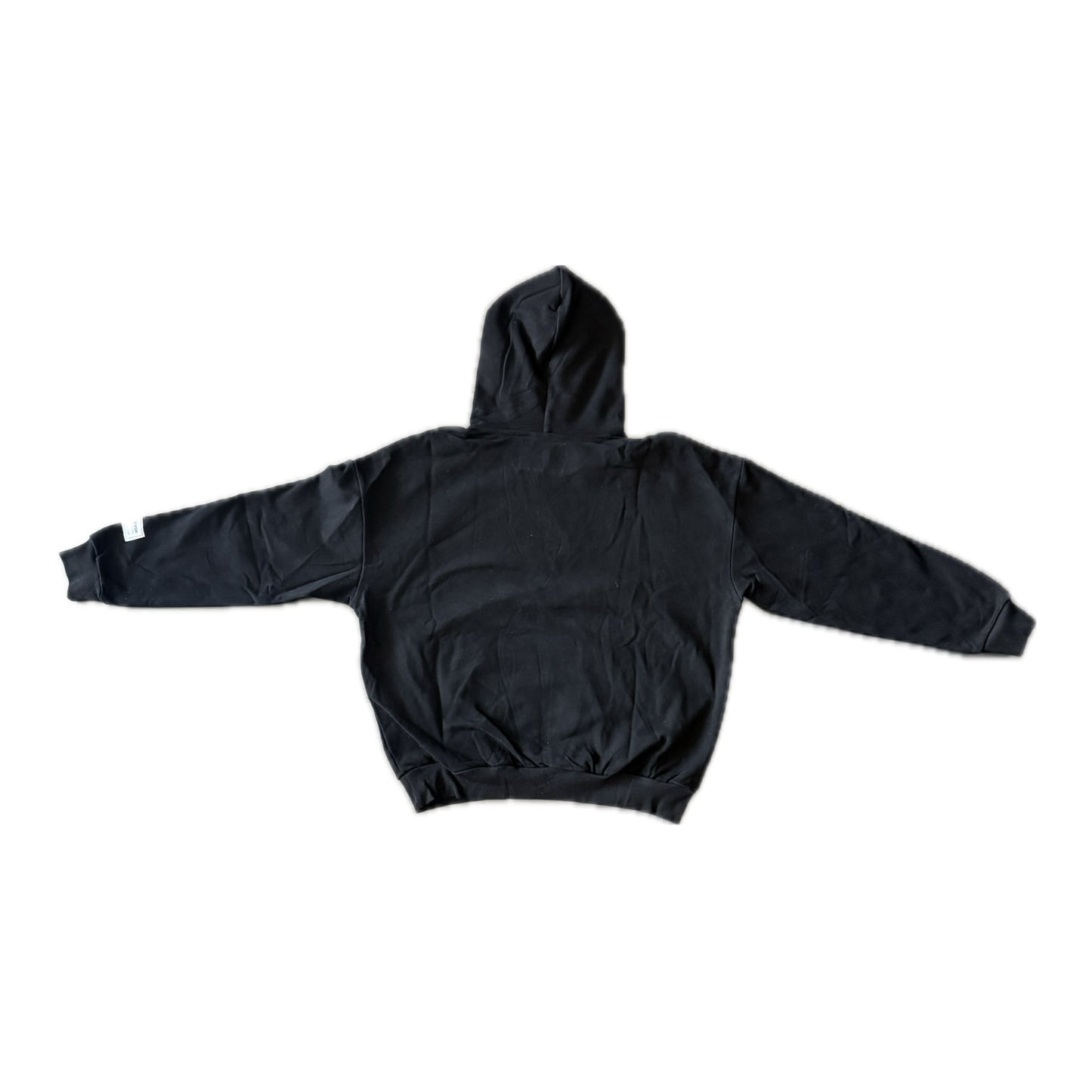 Black "GENESIS" Fleece Hoodie